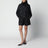 Giacca con zip nera in Re-Nylon