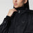 Giacca con zip nera in Re-Nylon