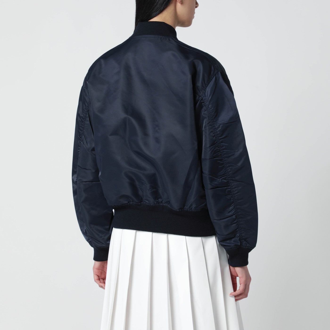 Bomber blu in Re-Nylon