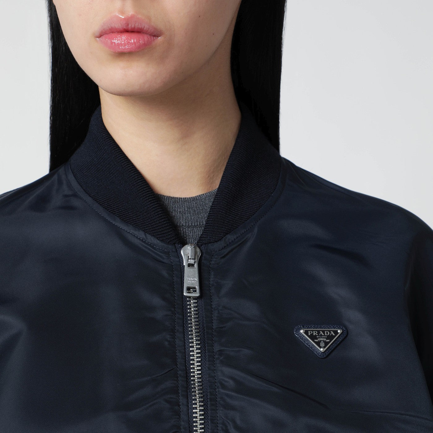 Bomber blu in Re-Nylon