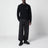 Black trousers in technical fabric