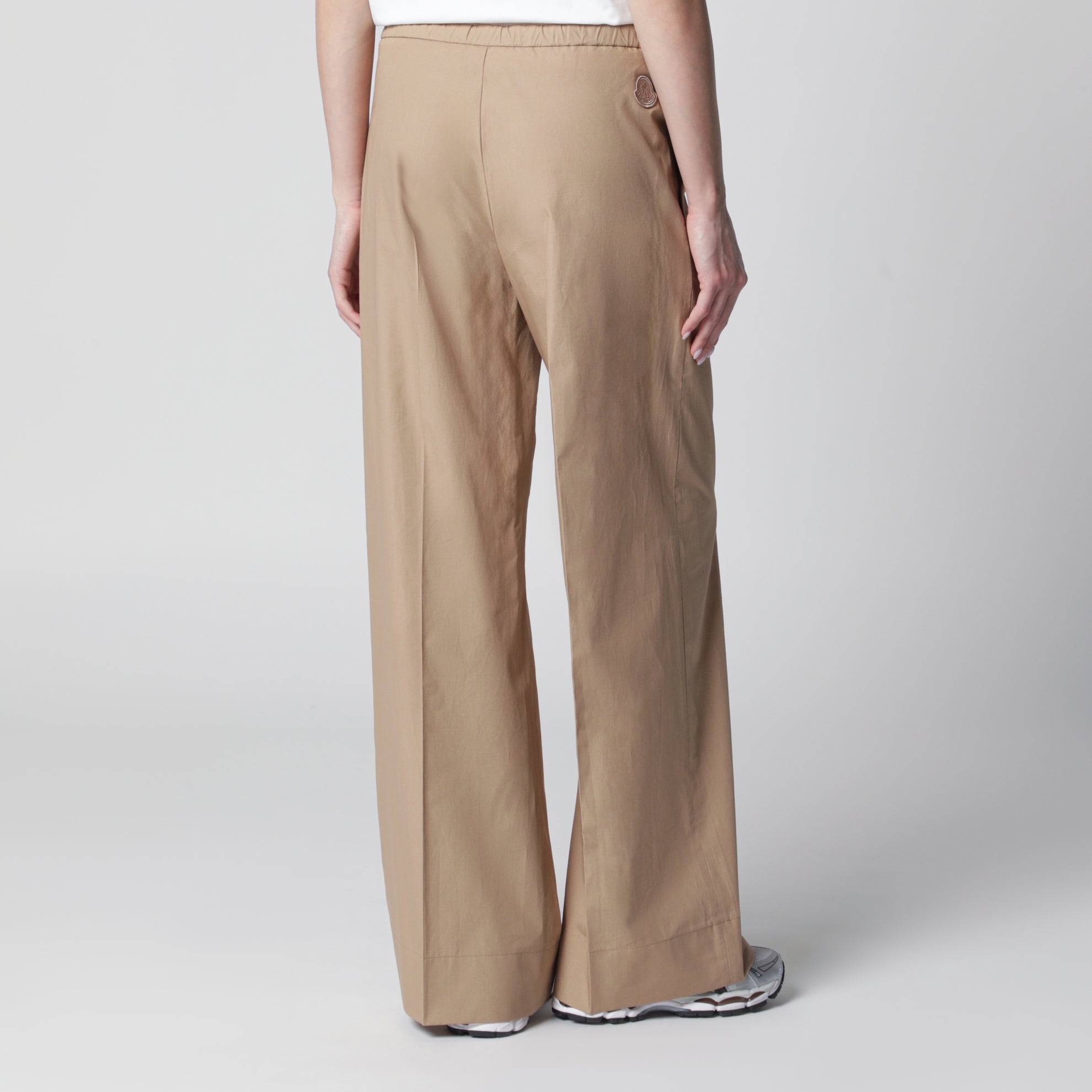 Pantalone beige in cotone