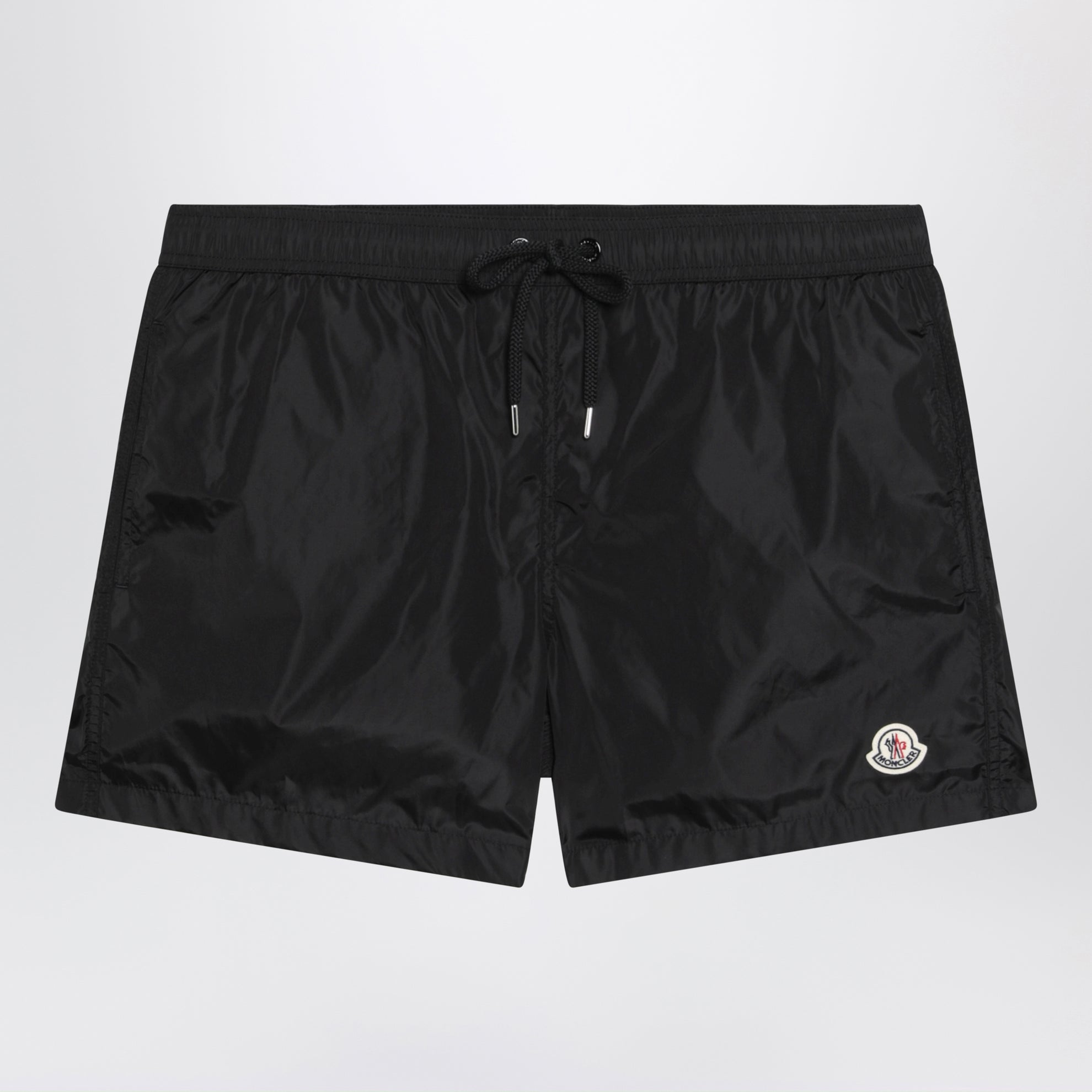 Costume da bagno nero con patch logo
