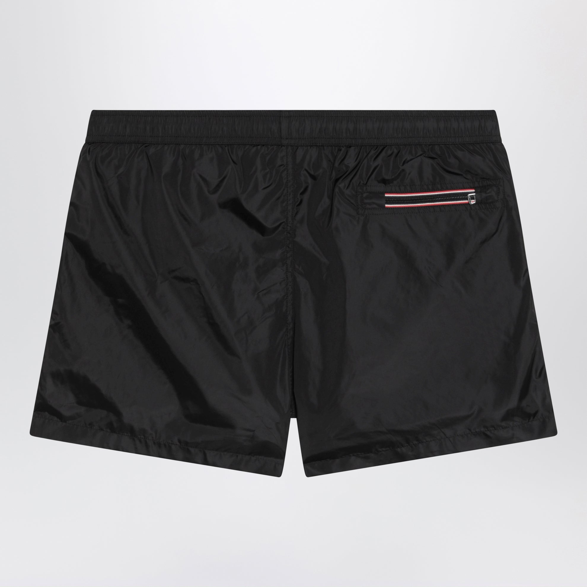 Costume da bagno nero con patch logo