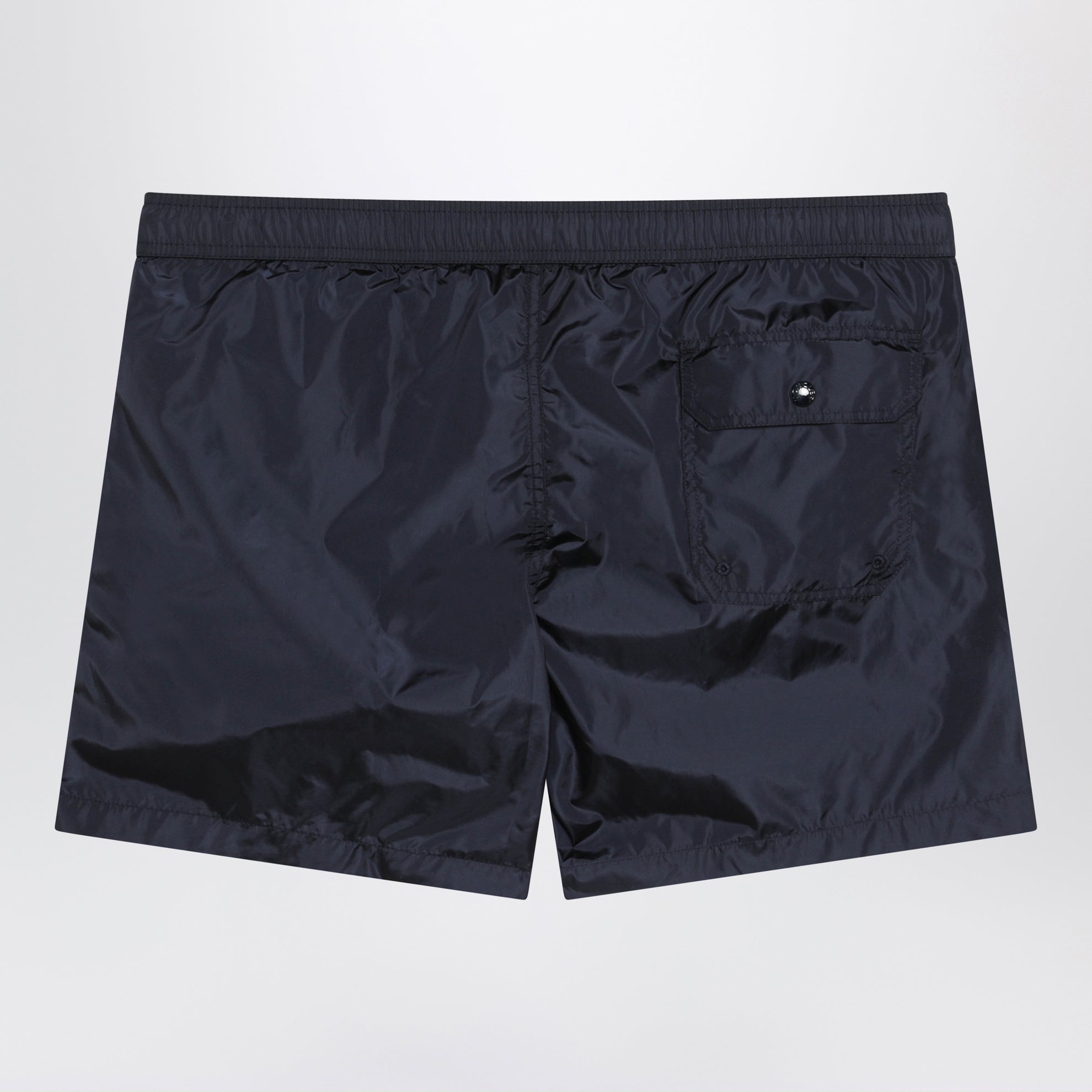 Maillot de bain bleu marine avec patch logo