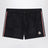 Maillot de bain noir avec patch logo