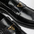 Brushed leather moccasins in black