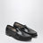 Mocassins noirs en cuir brossé