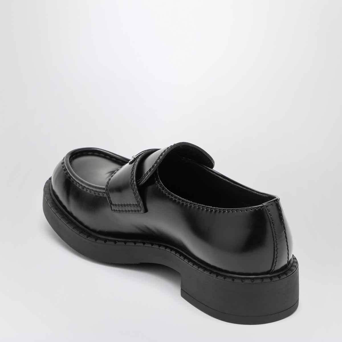 Mocassins Chocolate en cuir brossé noir