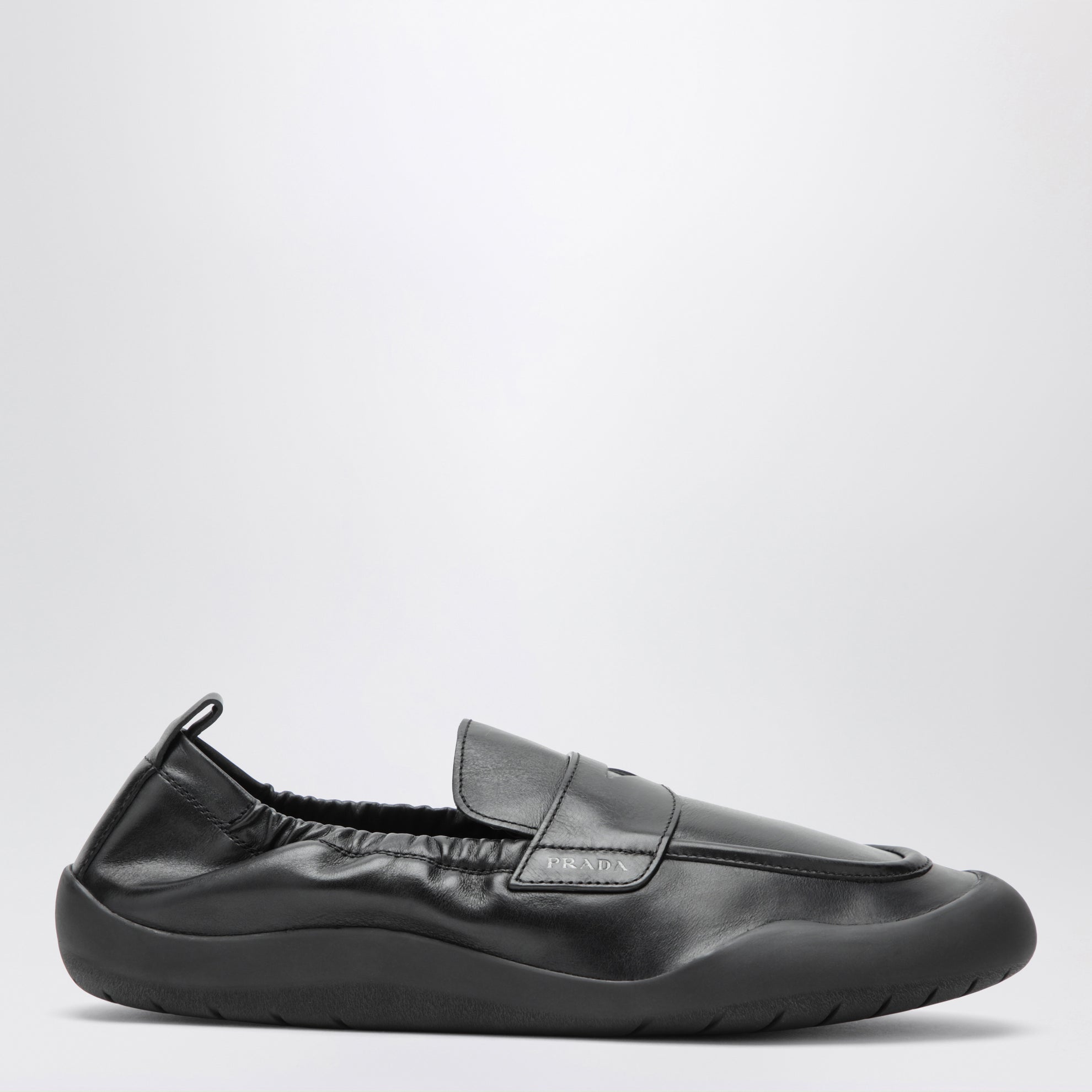 Black leather Speedrock loafers