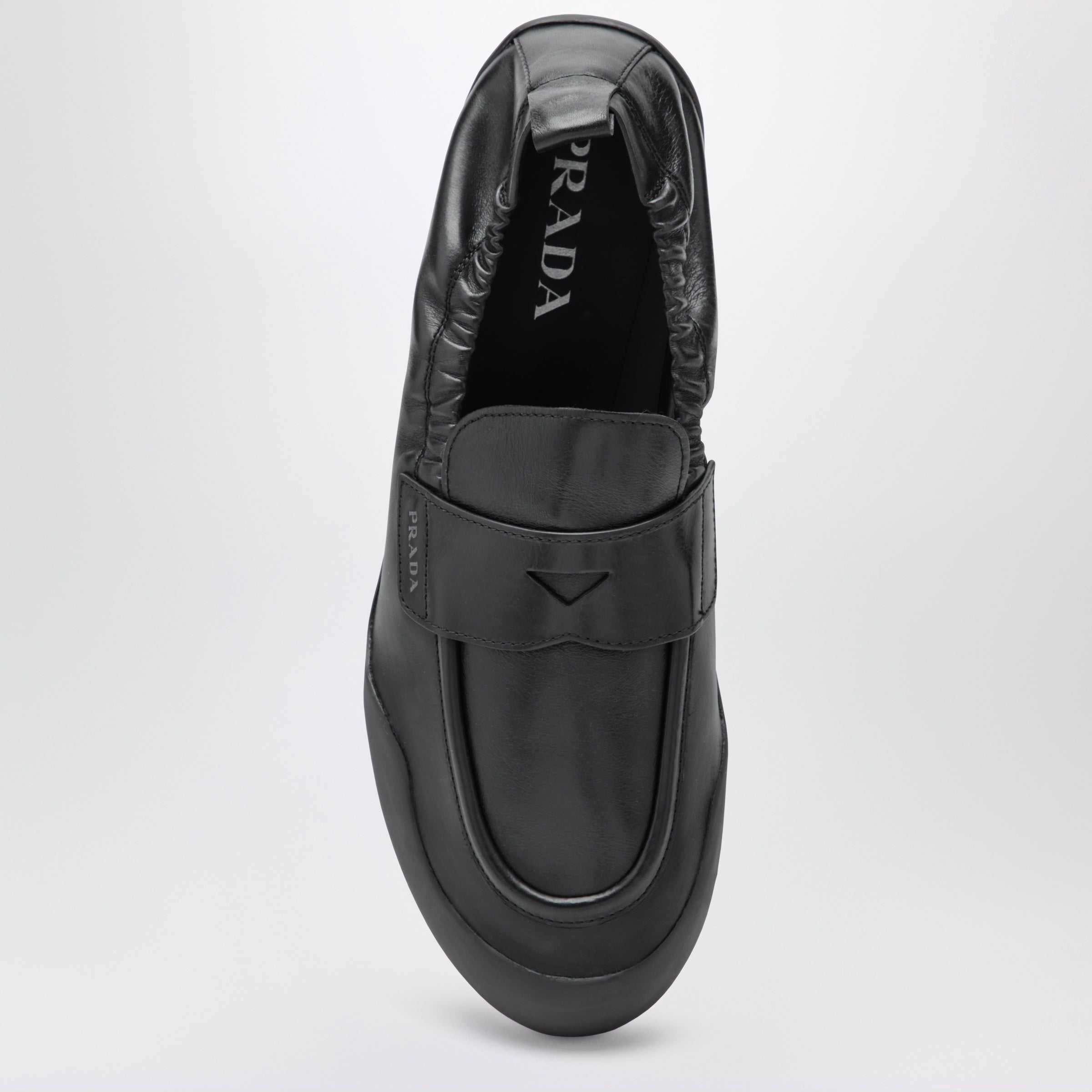 Prada Black leather Speedrock loafers | TheDoubleF