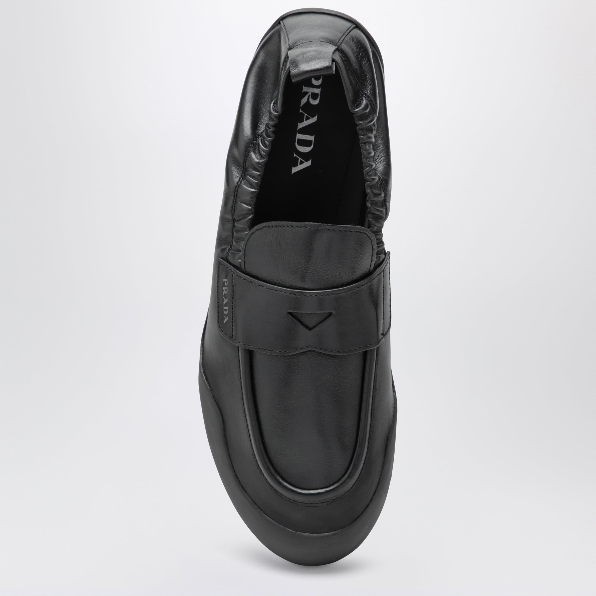 Black leather Speedrock loafers