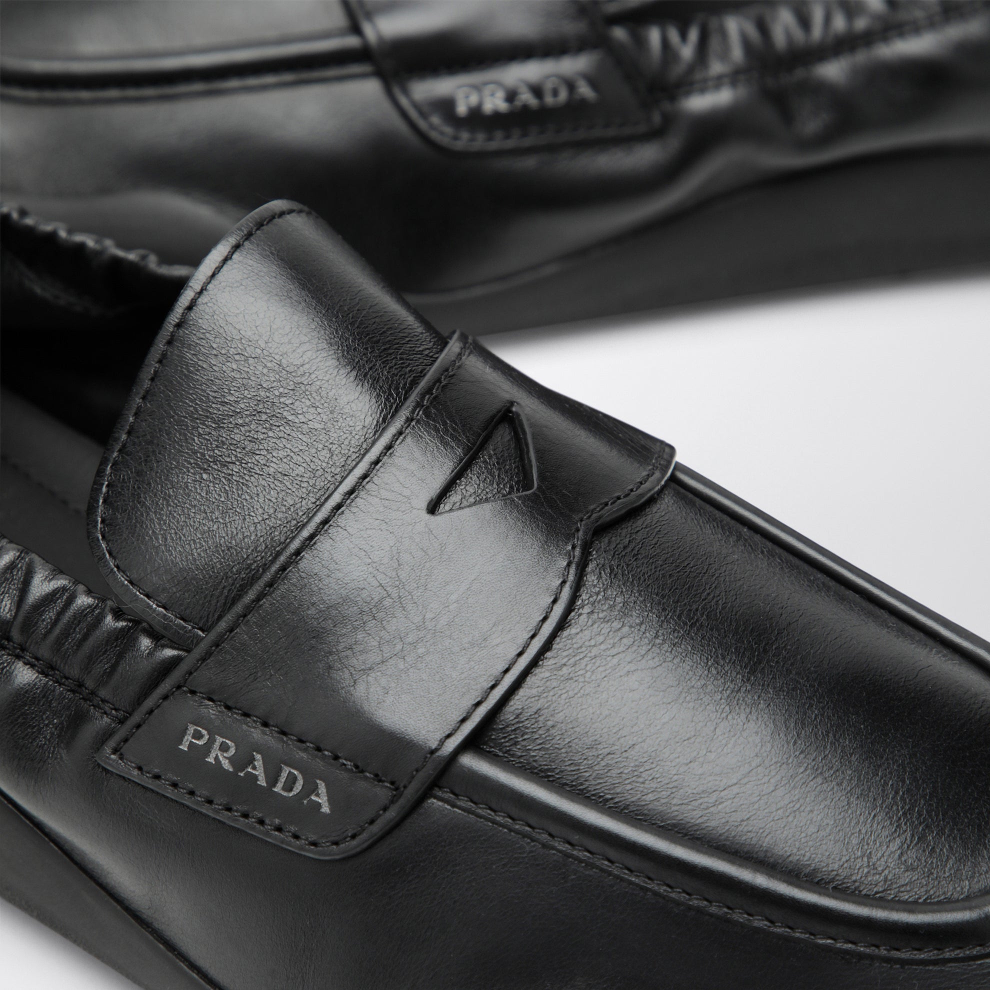 Black leather Speedrock loafers