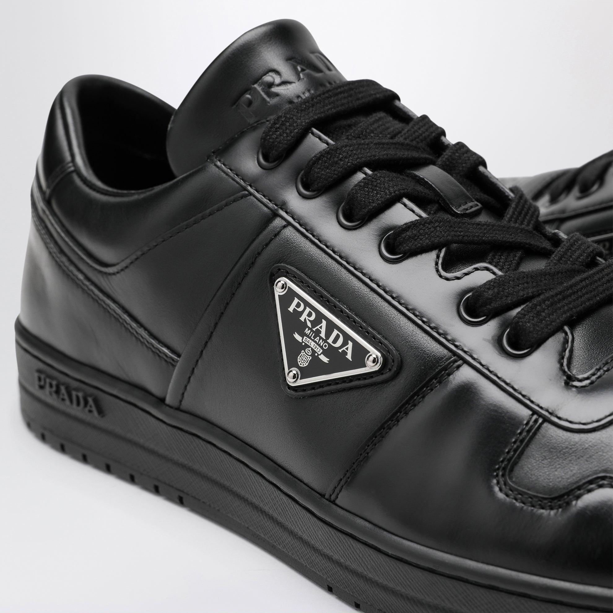 Sneakers Downtown noires en cuir