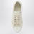 Baskets couleur talc en cuir