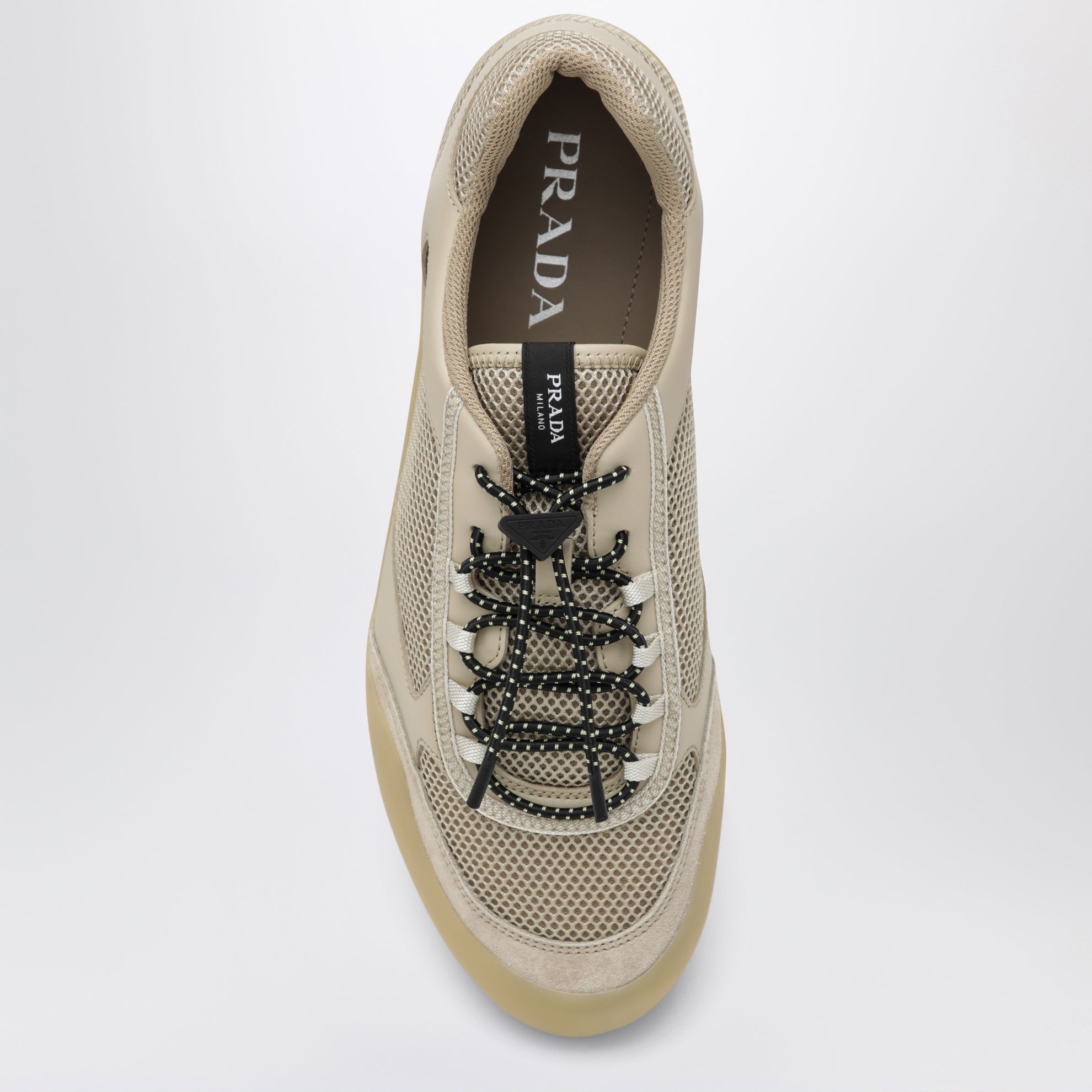 Sneakers Speedrock deserto in pelle e tessuto a rete