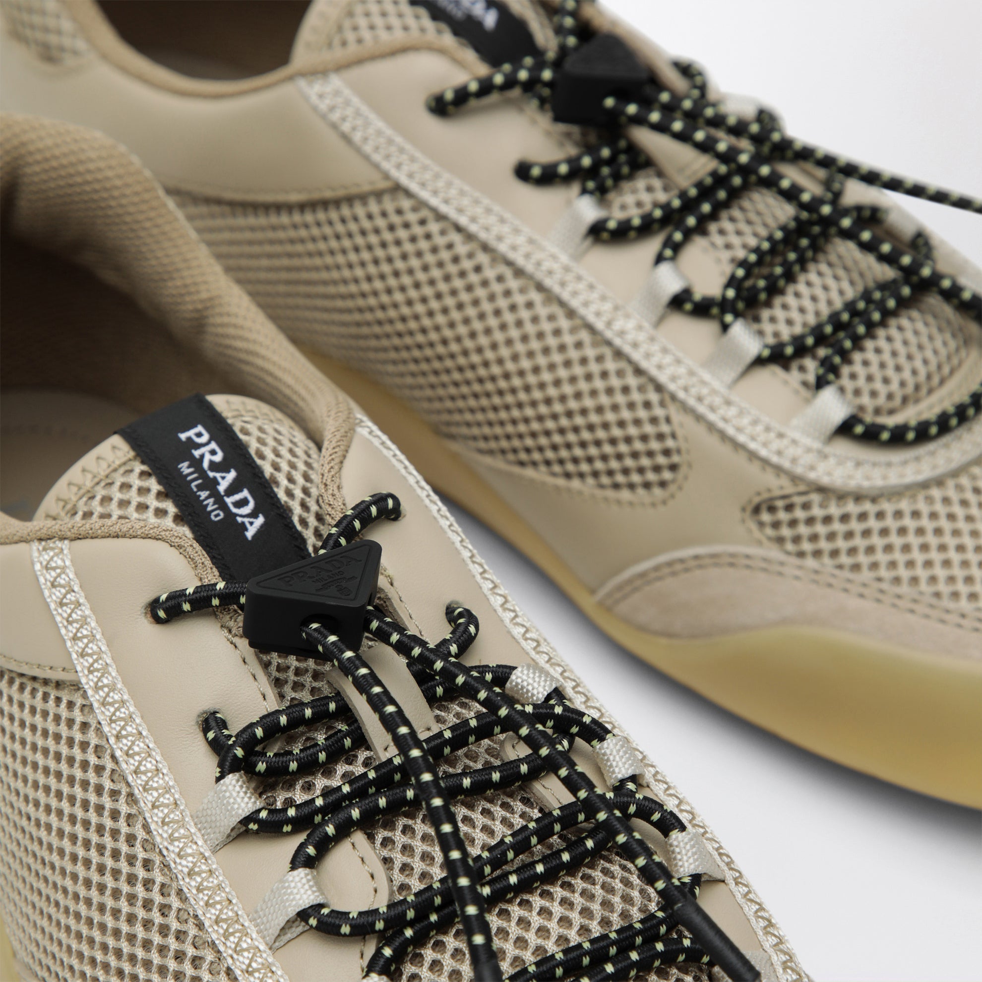 Sneakers Speedrock deserto in pelle e tessuto a rete