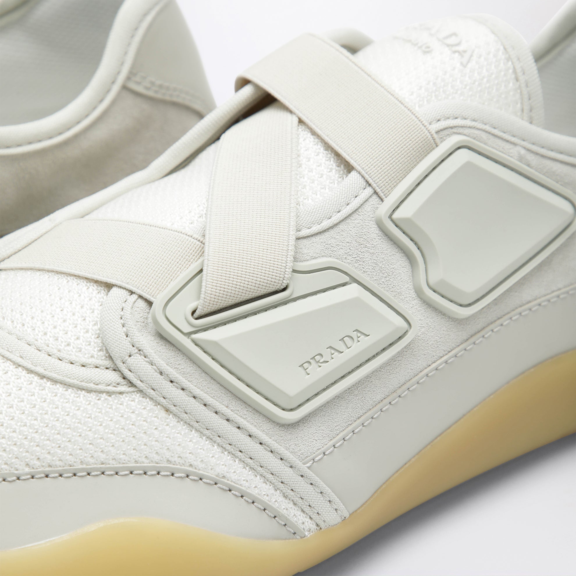 Sneakers Speedrock cristallo in pelle e rete