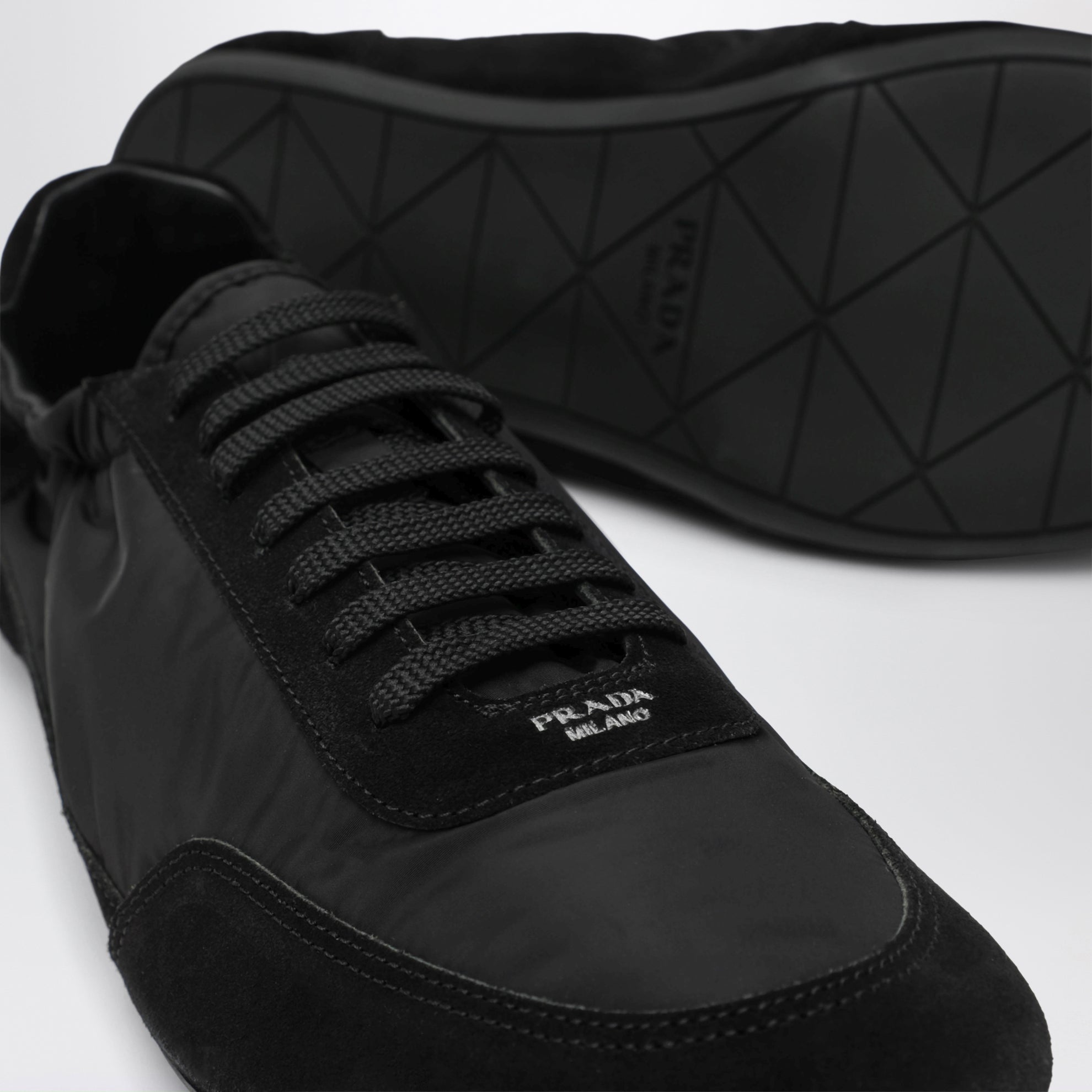 Collapse Re-Nylon und Wildleder Sneakers