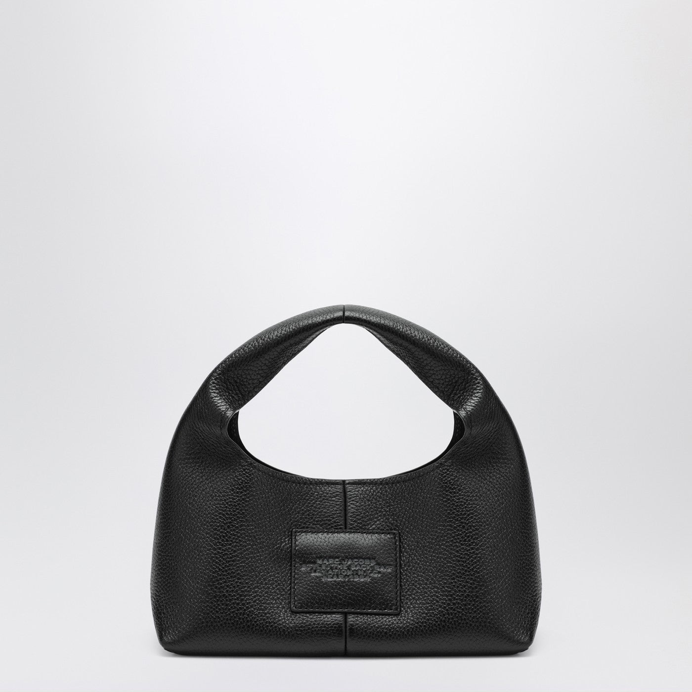 The Mini Sac Bag en cuir pleine fleur noir