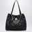 Black The Cristina Tote bag in leather