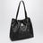 Black The Cristina Tote bag in leather