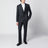 Black wool trousers