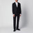 Single-breasted blue wool suit