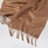 Camel silk and cashmere scarf