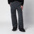 Dark grey ski trousers in technical wool
