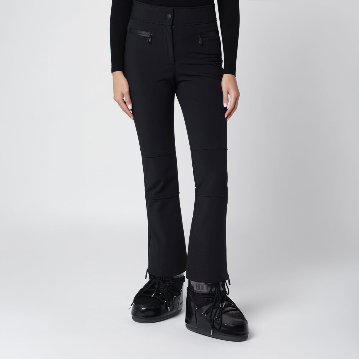Pantalon de ski noir en tissu technique