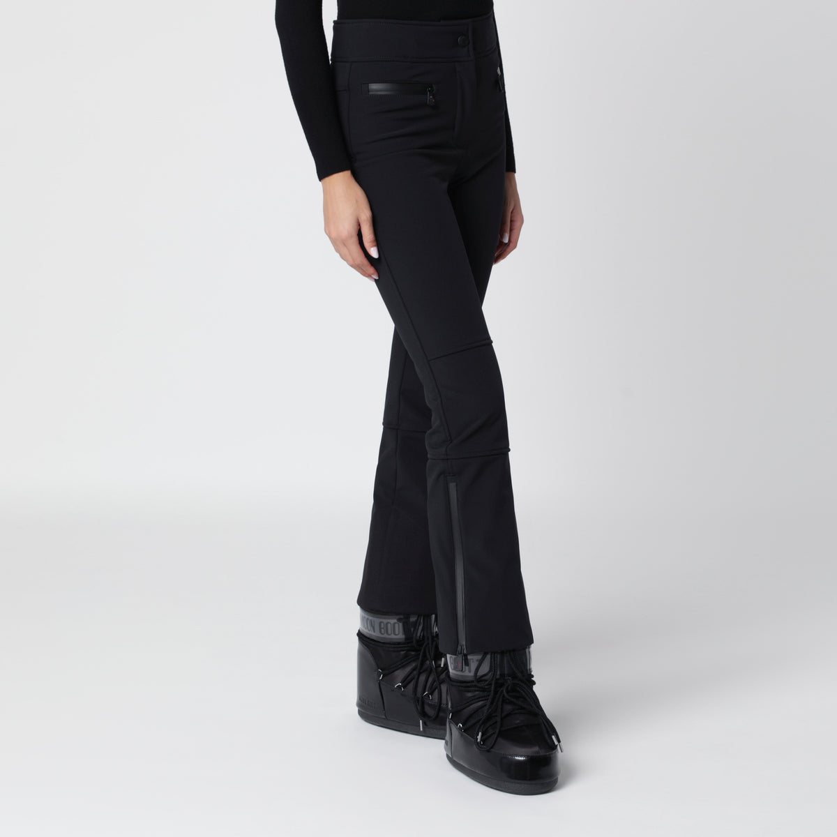 Pantalon de ski noir en tissu technique