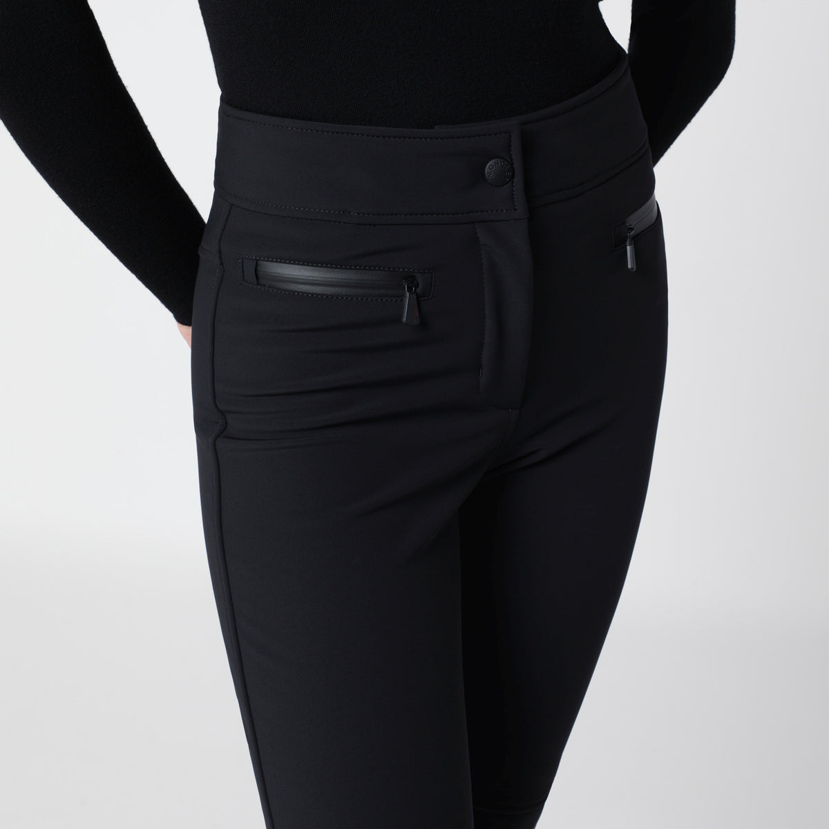 Pantalon de ski noir en tissu technique