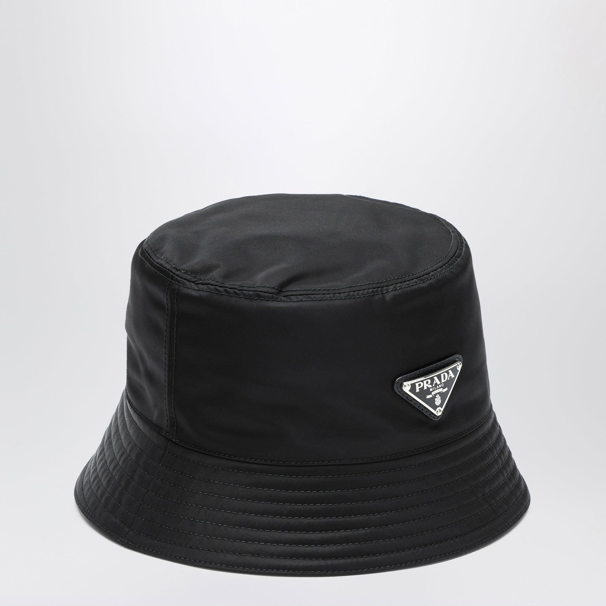 Schwarzer Re-Nylon-Fischerhut