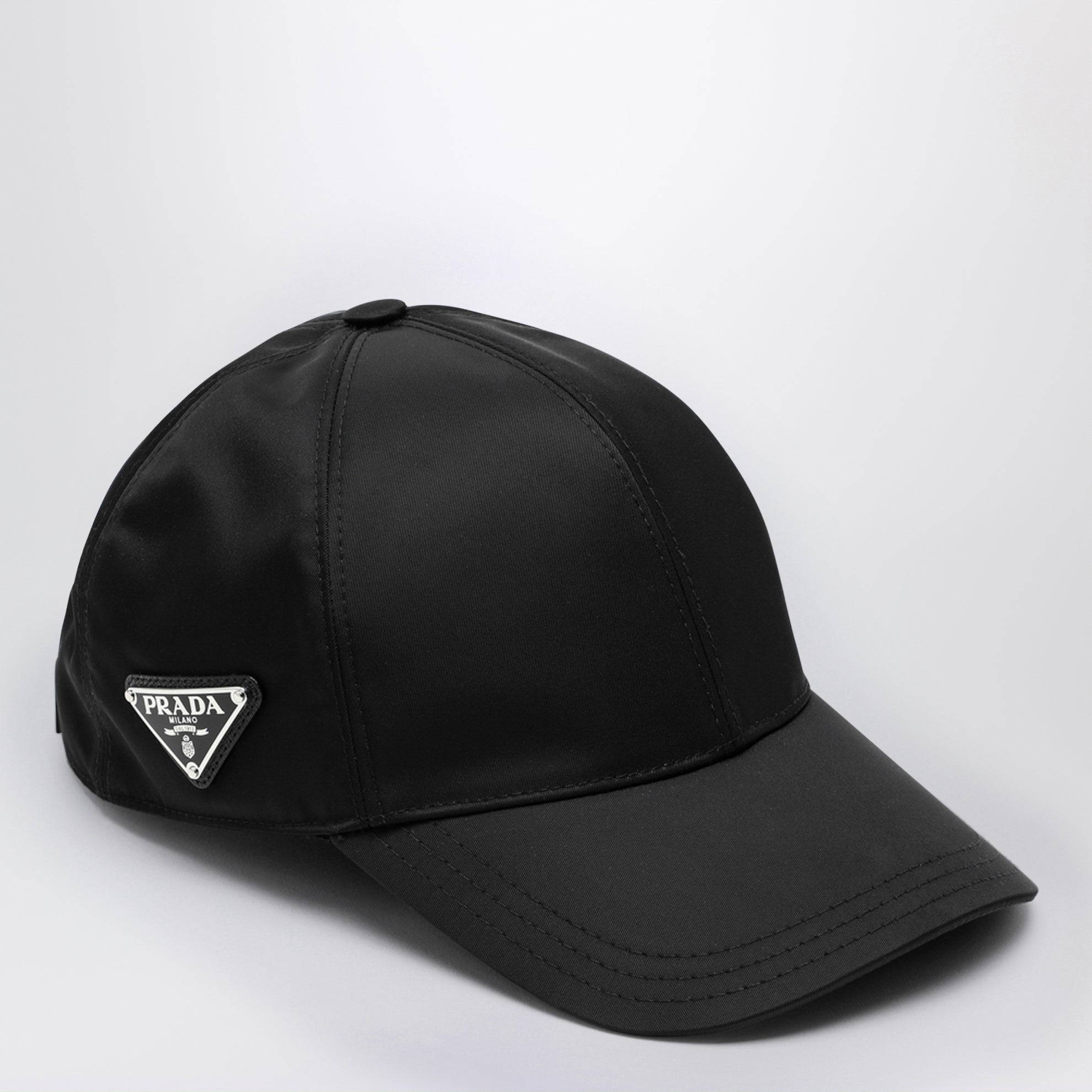 Cappello da baseball nero in Re-Nylon