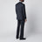 Navy double-breasted wool suit