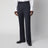 Navy double-breasted wool suit