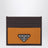 Prada Speedrock cardholder in Re-Nylon and amber leather