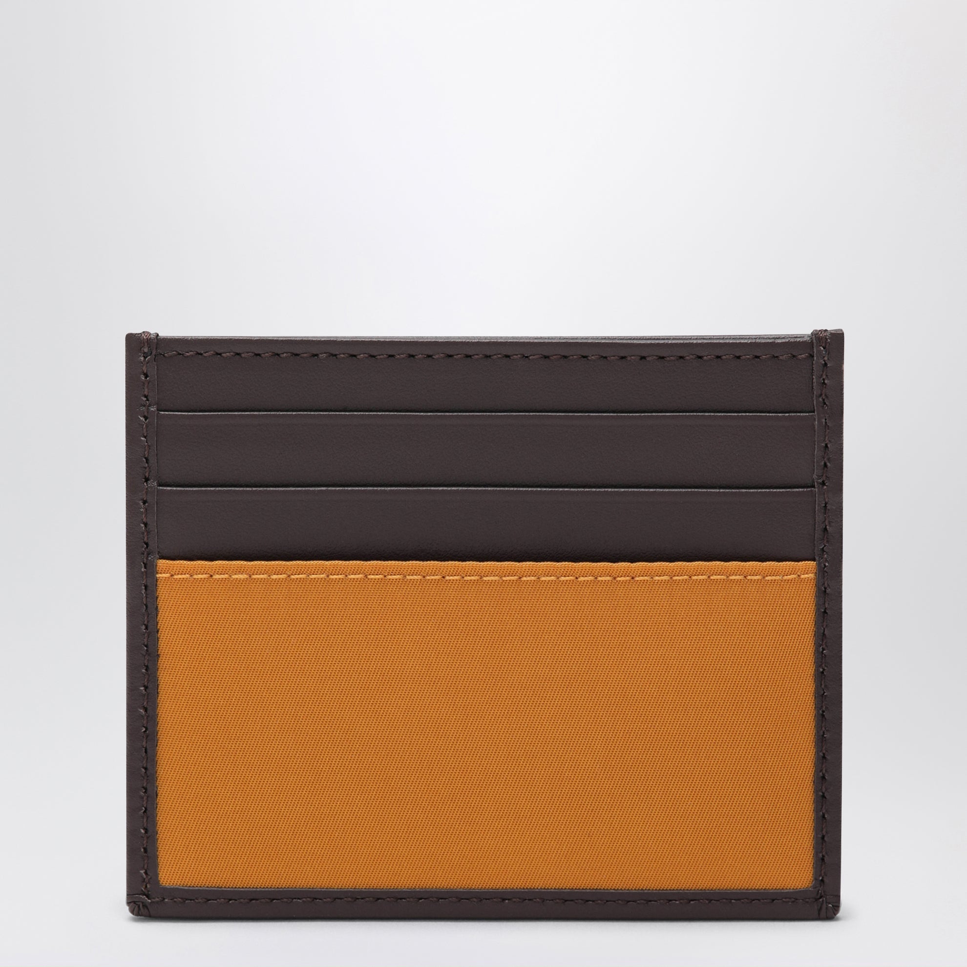 Prada Speedrock cardholder in Re-Nylon and amber leather