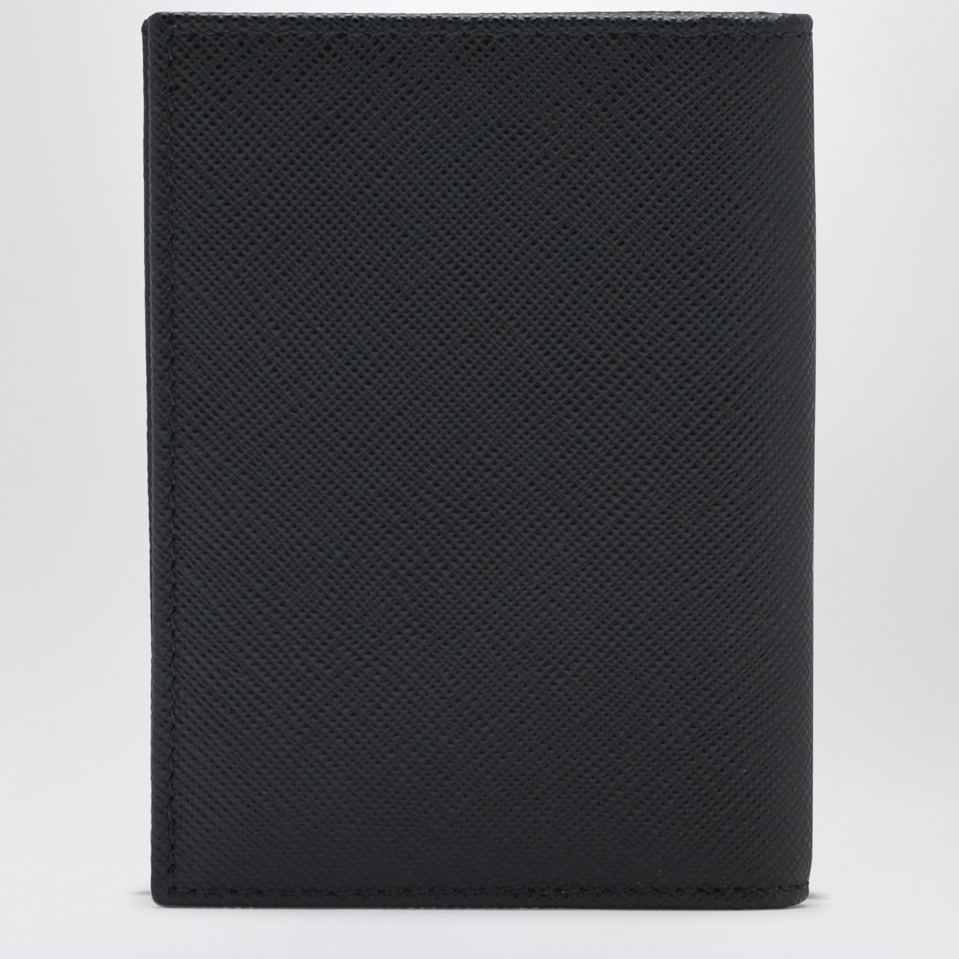 Schwarzer Kartenhalter aus Saffiano-Leder