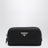 Black Re-Nylon and Saffiano leather toiletry bag