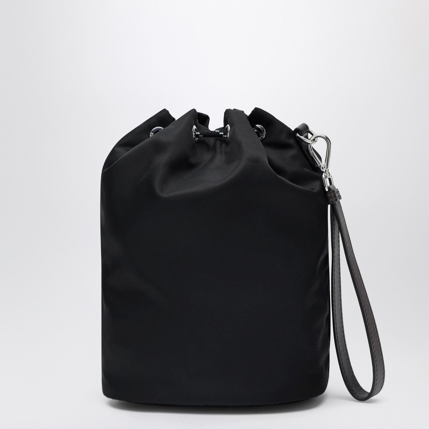 Speedrock pouch in black Re-Nylon and leather