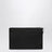 Black Re-Nylon and Saffiano Pouch