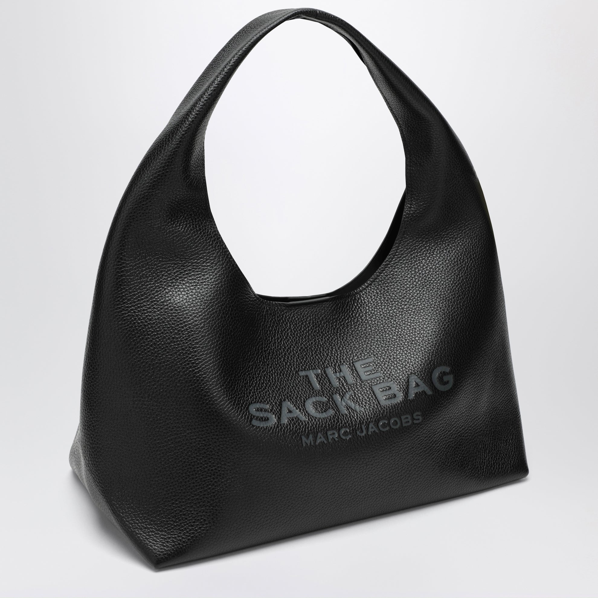 Borsa The Sack Bag nera in pelle