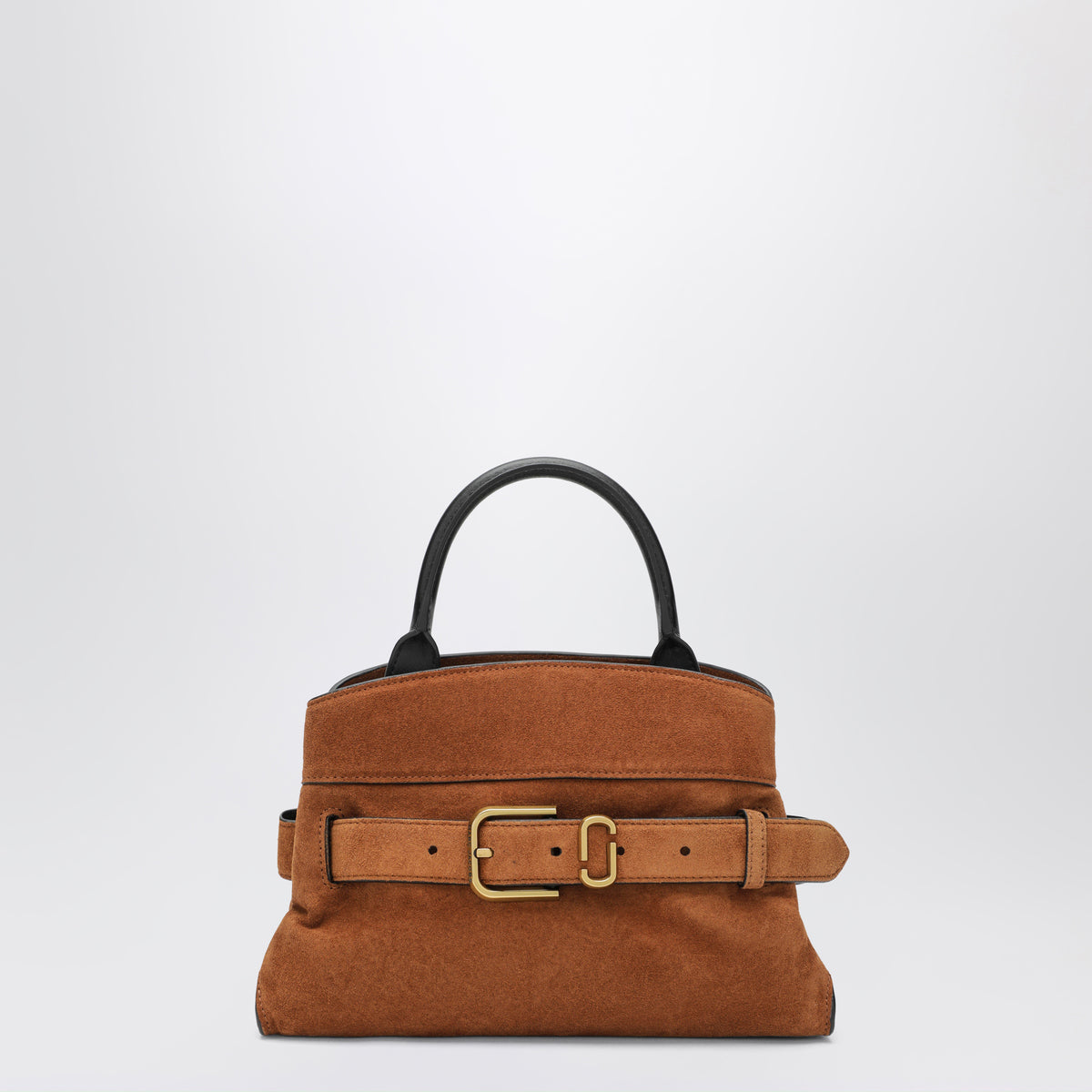 Borsa Dakota The Small Satchel color rame in suede