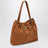 Borsa The Cristina Tote color rame in pelle scamosciata