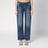 Jeans blu effetto slavato