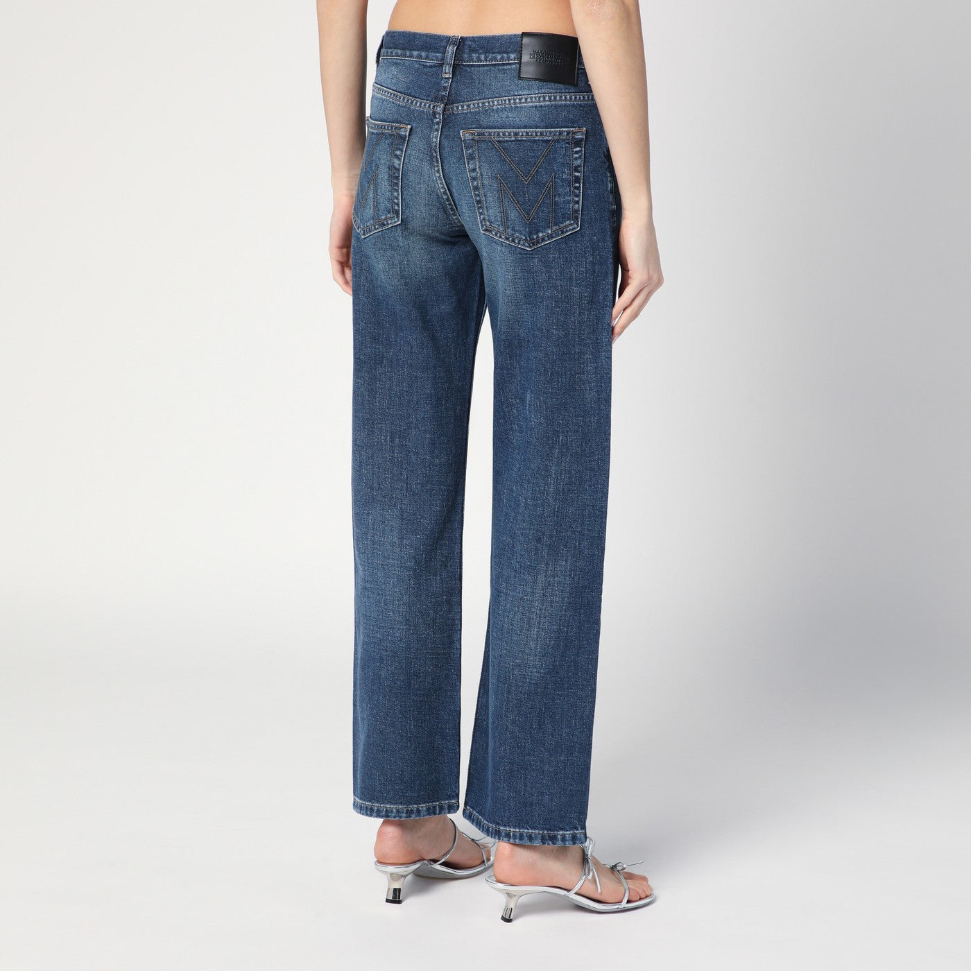 Jean bleu effet délavé