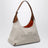 Sack Bag bucket bag in canvas and leather beige/argan