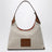 Sack Bag bucket bag in canvas and leather beige/argan